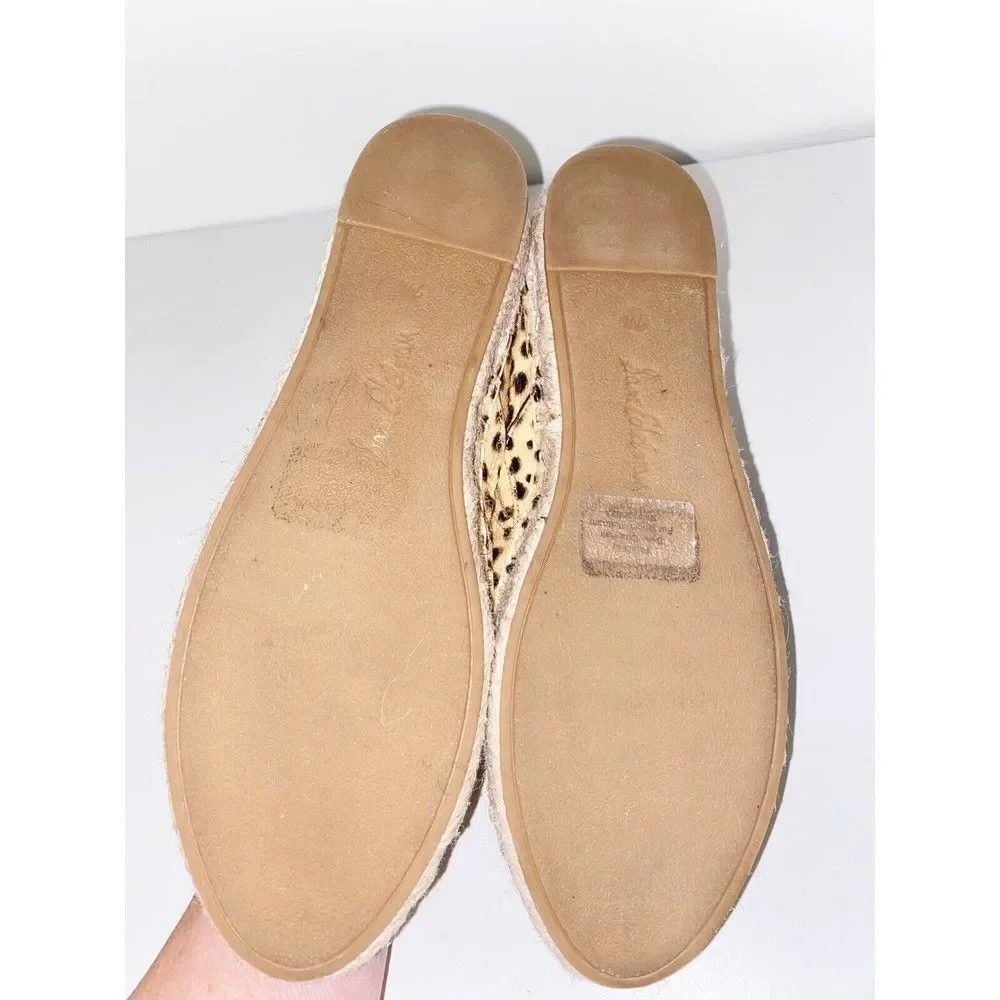 Sam Edelman Cheetah Print Flats Espadrilles Size 7.5